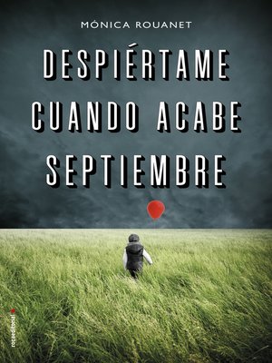Despiértame cuando acabe septiembre - ebook